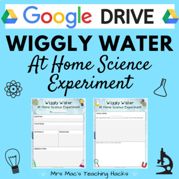 Preview of Wiggly Water - At Home Science Experiment