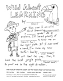 Wild About Learning - All About Me - Back to School Worksh