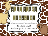 Wild About Learning Classroom Decor