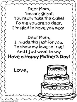 Mother's Day Booklet! by Andrea's Artifacts | Teachers Pay Teachers