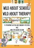 Wild About Therapy & School Sensory Motor Posters and Bull