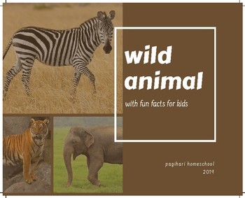 Preview of Wild Animal Book - Real Pictures - Free Book - Pagiharihs