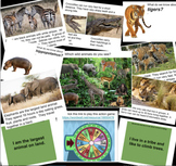 Wild Animal Google Slides for Kindergarten Virtual Learnin
