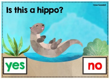 Wild Animal YES - NO Questions Digital and Printable BOOM CARDS
