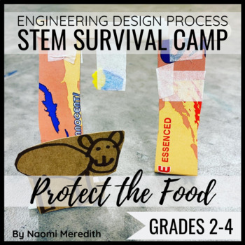 Preview of Wild Animals Activity | Protect the Food | STEM Survival Camp