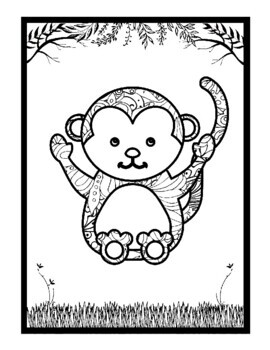 Download Wild Animals Coloring Pages Sheets Pdf Cool Animals Printable Coloring Pages