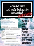 Wild Animals in Captivity Argumentative Essay and Sources
