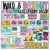 Wild & Bright Classroom Decor - Spotted & Colorful Editabl