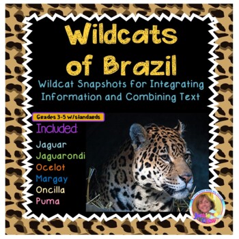 Preview of Integrate Informational Text w/ Wild Cats of Brazil #digitallearning