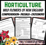Wild Flowers of New England Passage W/Crossword Outdoor Education