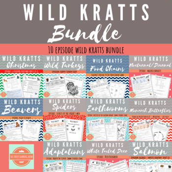 Preview of Wild Kratts 11 Episode Bundle