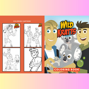 Wild Kratts Coloring Book: Wild Kratts Jumbo Coloring Book For