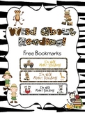 Wild Safari FREE bookmarks