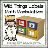 Wild Things Math Manipulative Labels