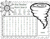 Wild Weather Word Search
