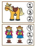 Wild West Clothespin Counting Game