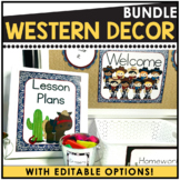 Western Farm Adventure Class Decor Bundle: Classroom Door 