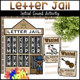 Wild West Letter & Initial Sound Activity - Letter Jail Be