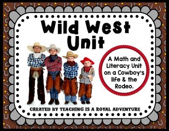 Preview of Wild West Math and Literacy Unit