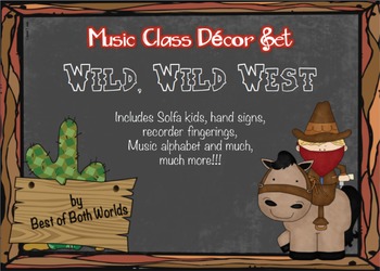 Preview of Wild, Wild West Music Decor