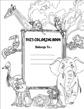 Preview of Wild Wonders: An Animal Coloring Adventure for Kids