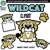 Wildcat Clip Art {Squishies Clipart}