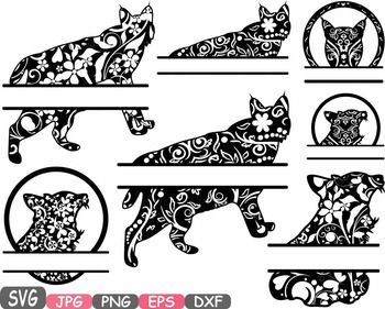 Download Wildcats Split Jungle Animal Safari Cat Cats Svg School Clipart Zoo Mascot 407s Yellowimages Mockups