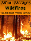 Wildfires Paired Passages with Text Based Evidence Questions