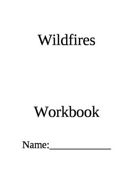 Preview of Wildfires (by Seymour Simon) Workbook ~ 4th Grade Reading