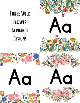 Preview of Wildflower Alphabet