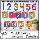 Wildflower Number Posters + Touch Counting Dots | Classroom Decor