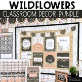Wildflowers Classroom Decor Bundle Back to School | Calm C