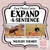 Wildlife: Expanding Sentences Photo Cards for Speech and Language