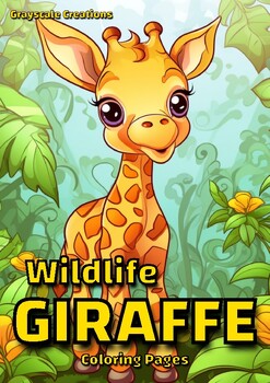 Preview of Wildlife-Giraffe-Grayscale