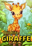 Wildlife-Giraffe-Grayscale