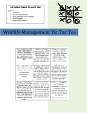 Wildlife Research Tic-Tac-Toe - Great for Distance Learning