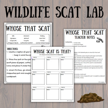 Preview of Wildlife Scat Lab