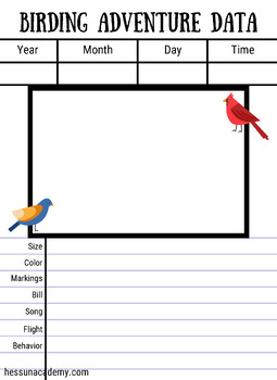 FREE PDF Download Birdwatching Notebook  Birding journal, Bird watching,  Bird unit study