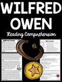Poet Wilfred Owen Biography Reading Comprehension Dulce Et