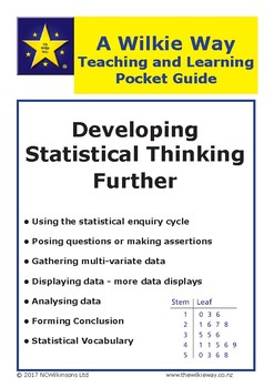 Preview of Wilkie Way Pocket Guide To Further Developing Statistical Thinking