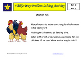 Wilkie Way Rich Learning Problems Set 3