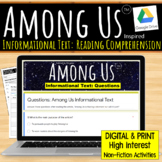Will 'Among Us' Last? Reading Comprehension Activities (Di