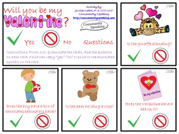 Preview of Will You Be My Valentine? Yes/No Questions
