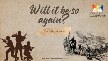 Preview of Will it be so again? by Day-Lewis PowerPoint IEB Poetry 2023-2025