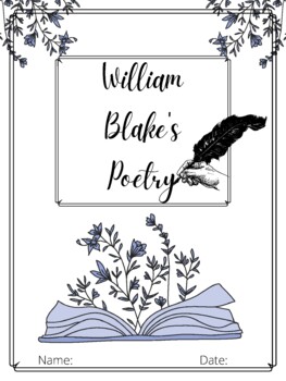 Preview of William Blake Poetry Study ("The Lamb," "The Tyger," "The Chimney Sweeper")