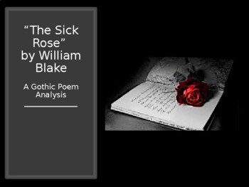 Preview of William Blake's "The Sick Rose" Bundle