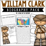 William Clark Biography Unit Pack Research Project Famous 
