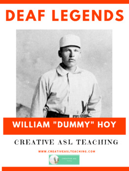 Preview of William "Dummy" Hoy Google Drive Version - ASL, Deaf/HH