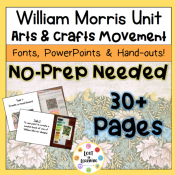 Preview of William Morris Unit: Arts & Crafts Movement