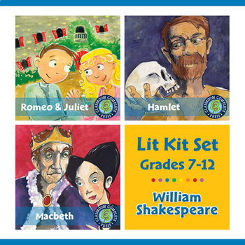 Preview of William Shakespeare Lit Kit Set - BUNDLE Gr. 7-12